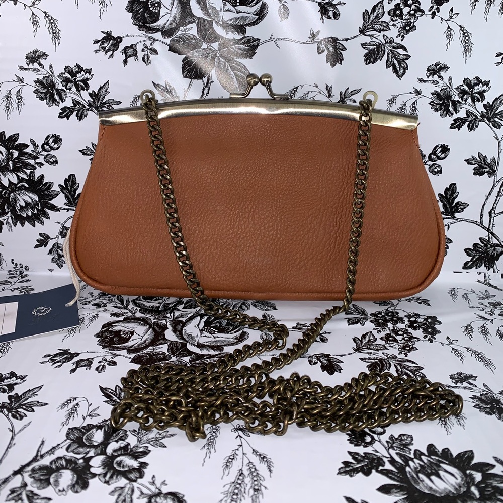 Target UT faux leather crossbody purse
